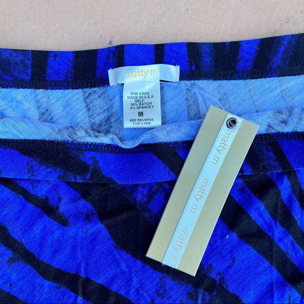 NEW Matty M Printed Maxi Skirt - Picture 2 of 4